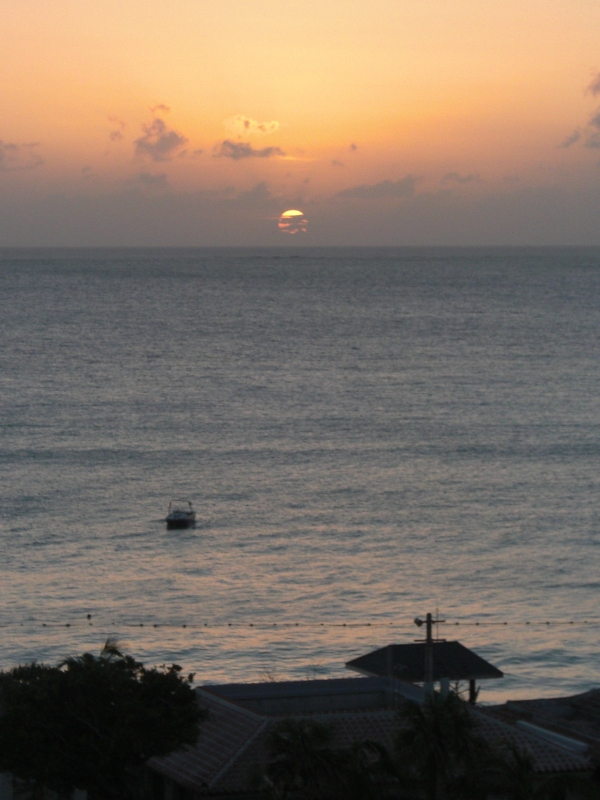 夕日